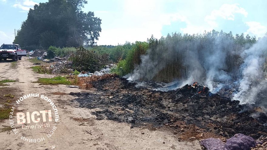Гарячий тиждень для бориспільських вогнеборців