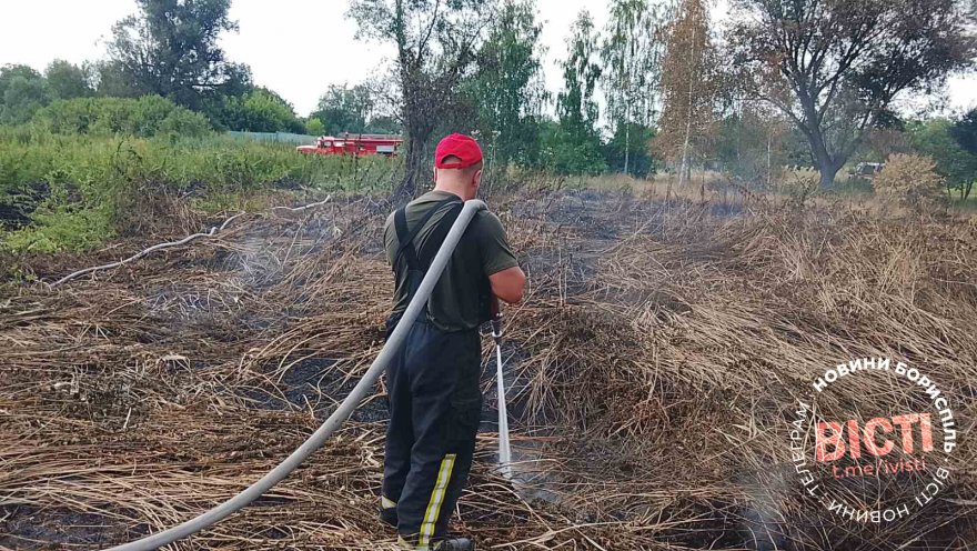 Гарячий тиждень для бориспільських вогнеборців