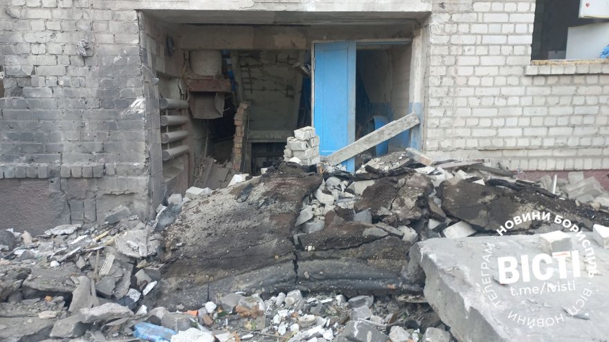 Вибухова ніч і тривожний ранок Борисполя: у місті ліквідовують наслідки ворожого прильоту