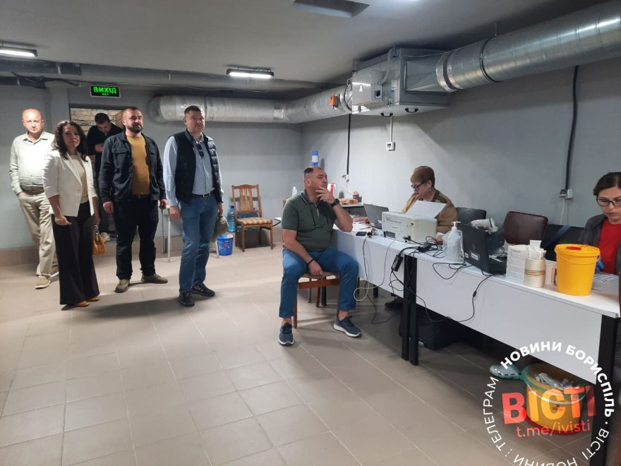 Фракція партії «Слуга Народу» в Бориспільській міській раді долучилася до здачі крові у Бориспільській БЛІЛ